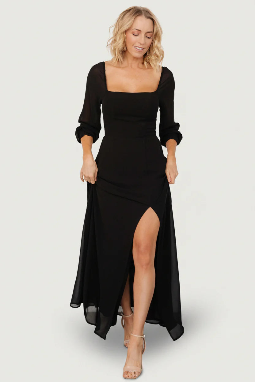 Giselle Maxi Dress | Black