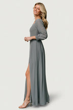 Giselle Maxi Dress | Dusty Blue