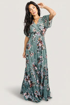 Katherine Maxi Dress | Dusty Green Floral