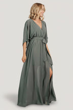 Kia Kimono Maxi Dress | Dark Sage