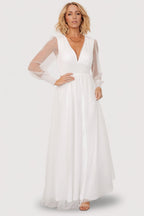 Layla Tulle Maxi Dress | White