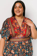 Leeanne Midi Dress | Navy Multi Floral