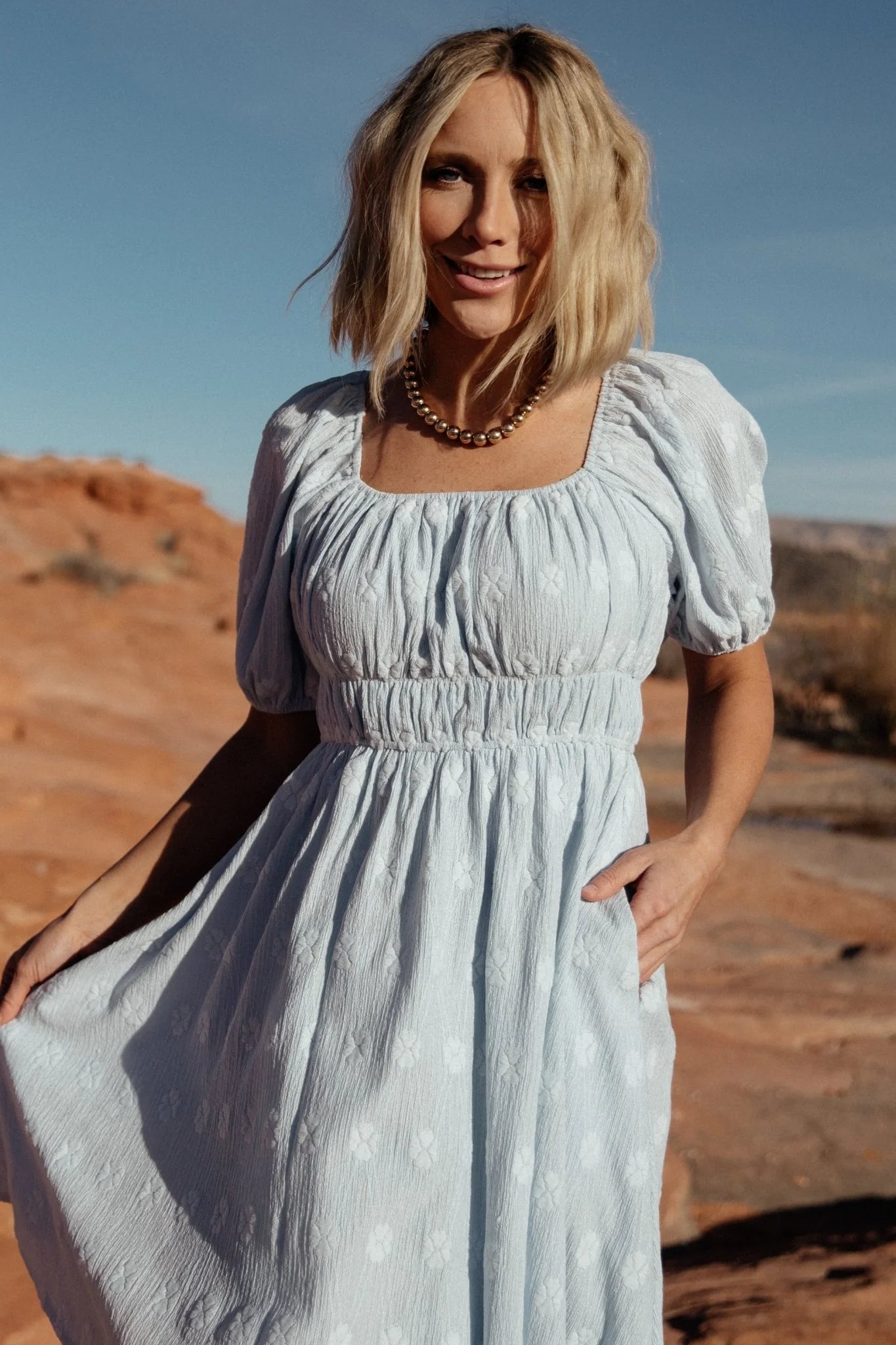 Lexington Short Dress | Blue