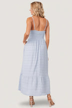 Mikayla Textured Tank Dress | Light Blue