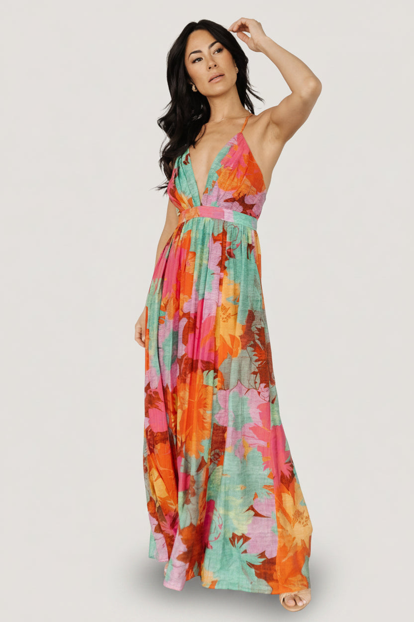 Miramar Maxi Dress | Multi Print