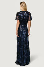 Muse Sequin Maxi Dress | Navy
