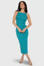 Natia Tank Dress | Teal