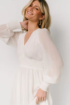 Olivia Maxi Dress | White