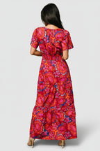 Palmer Tiered Maxi Dress | Multi Floral