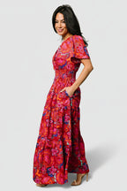 Palmer Tiered Maxi Dress | Multi Floral