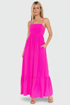 Regan Tank Maxi Dress | Fuchsia