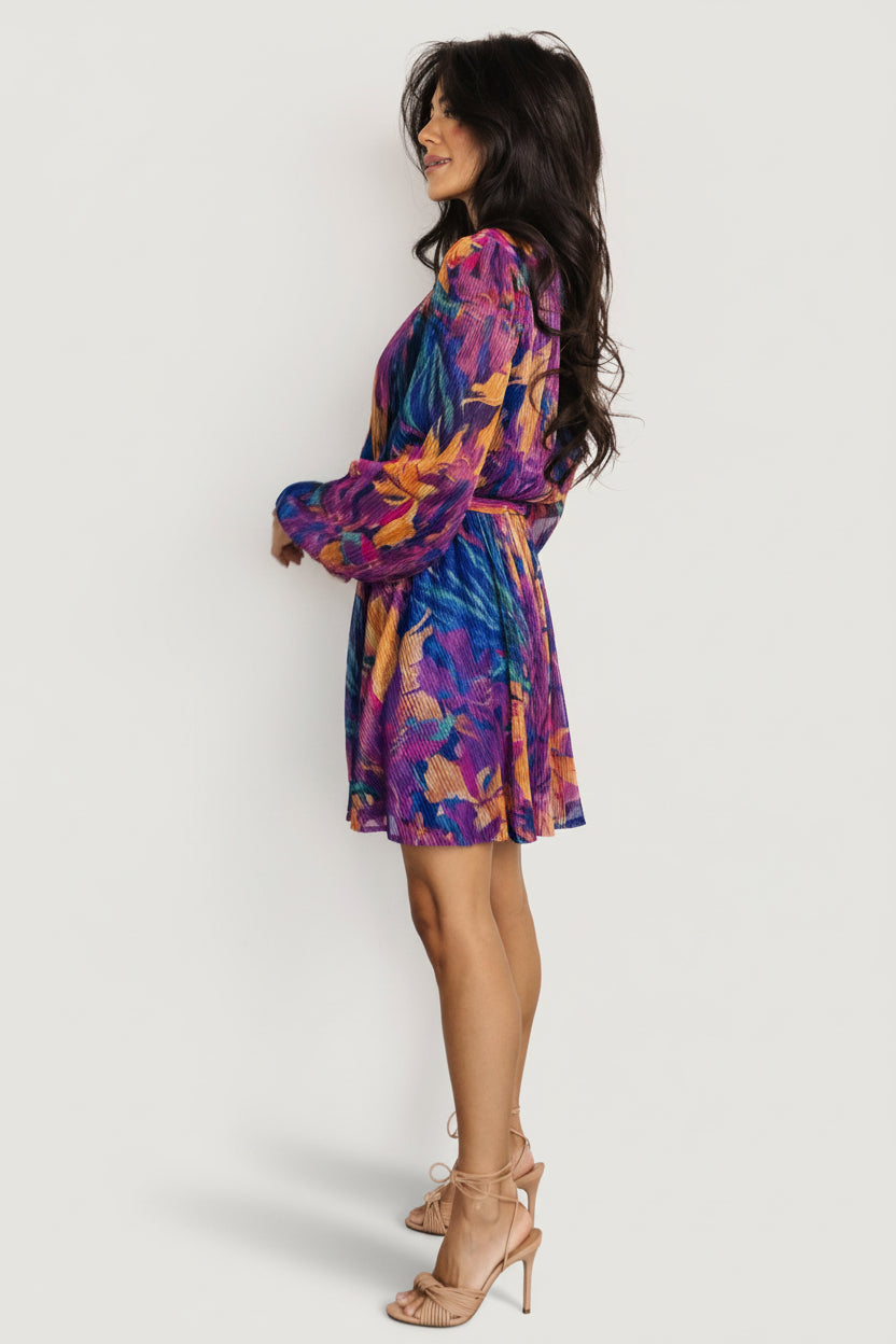 Rev Mini Dress | Blue Multi