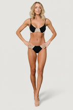 Vixen Bikini Top | Black + Sand